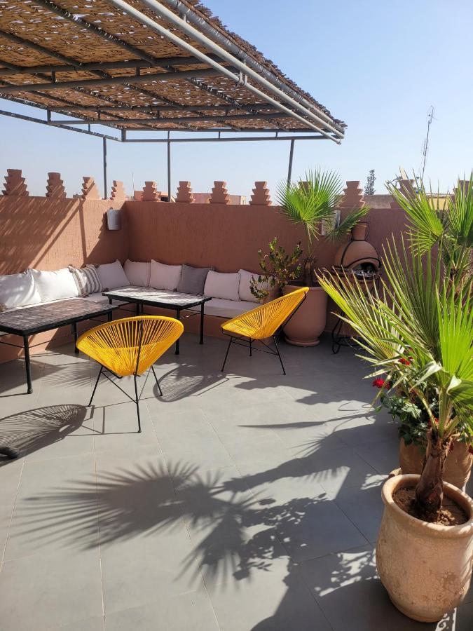 Riad Melilo Avec Piscine Chauffee Marrakesh Eksteriør billede