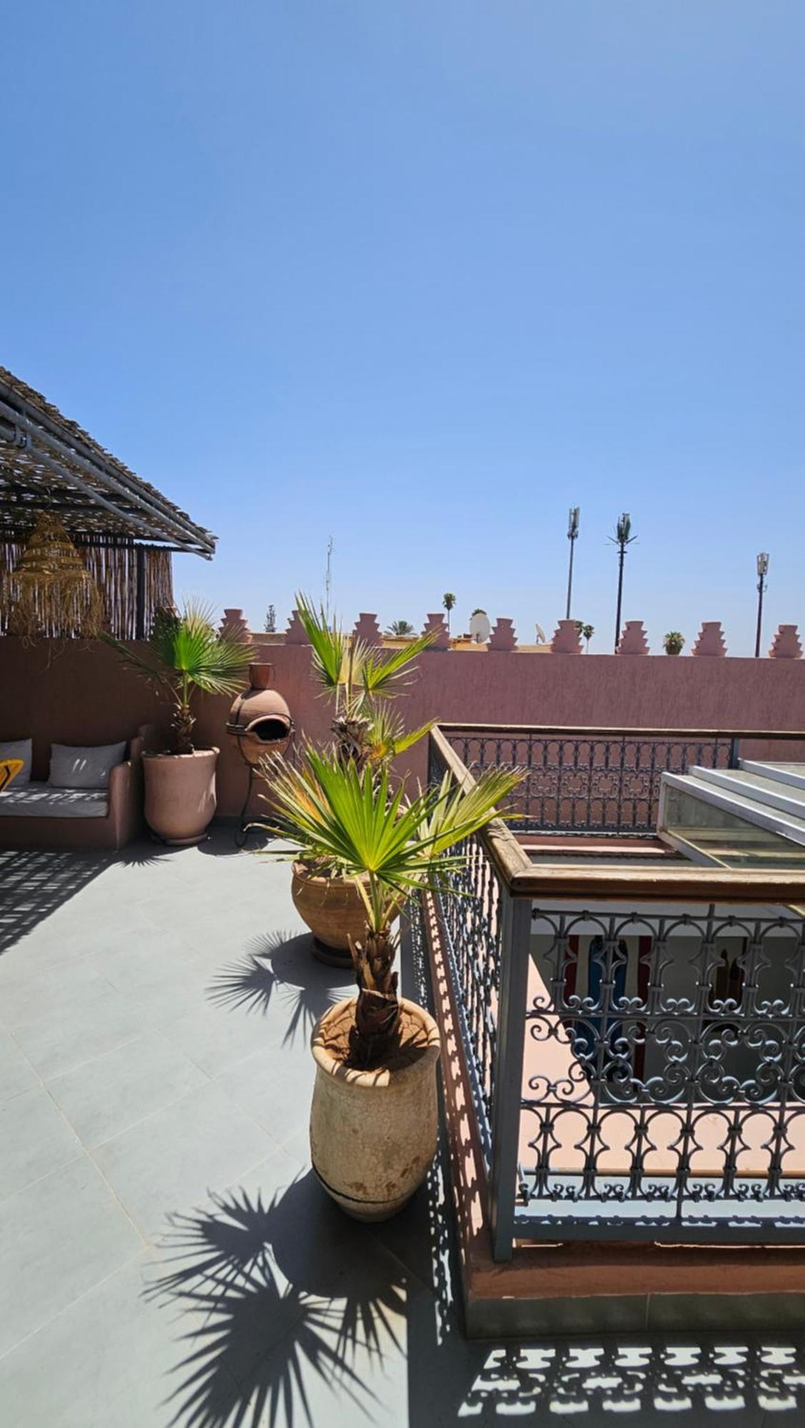 Riad Melilo Avec Piscine Chauffee Marrakesh Eksteriør billede