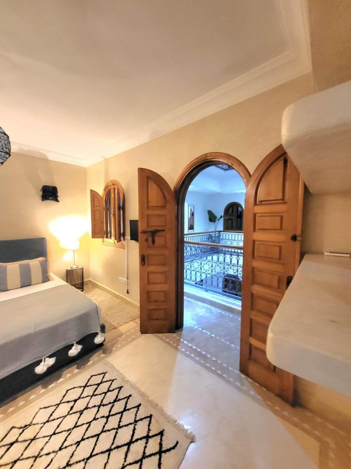 Riad Melilo Avec Piscine Chauffee Marrakesh Eksteriør billede