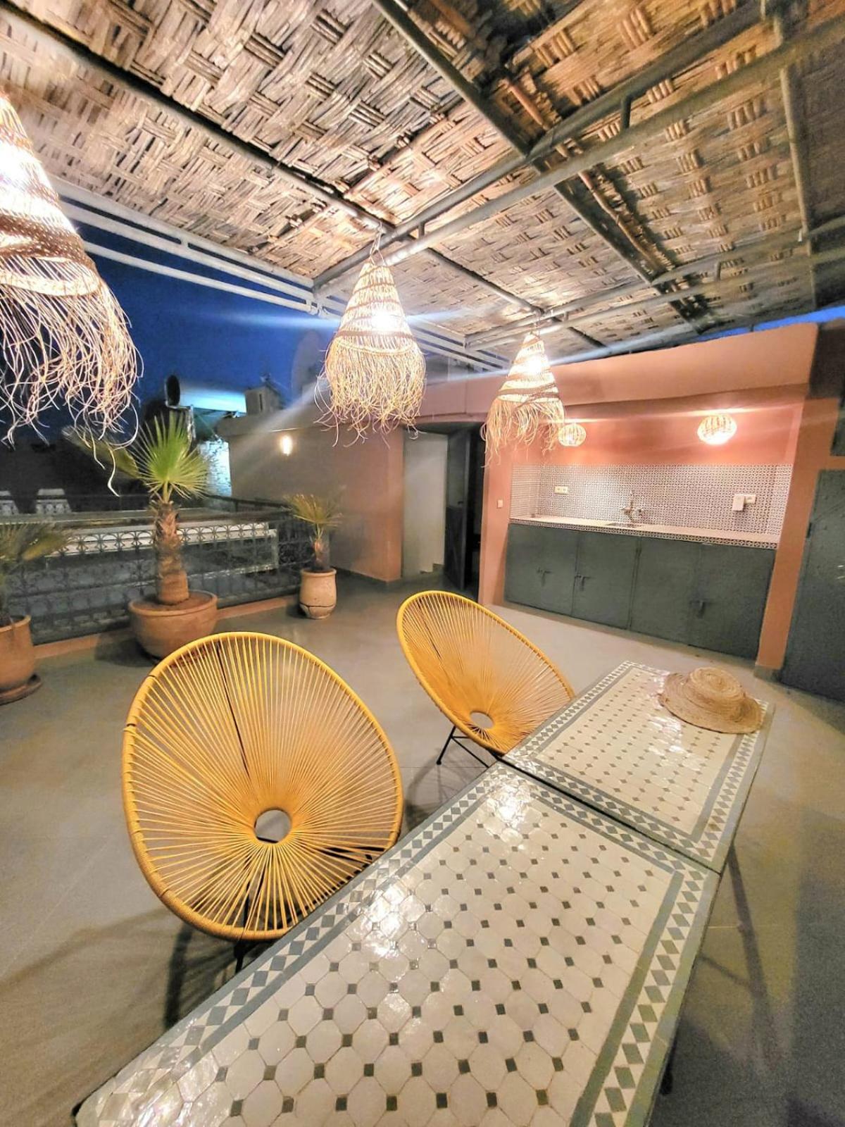 Riad Melilo Avec Piscine Chauffee Marrakesh Eksteriør billede