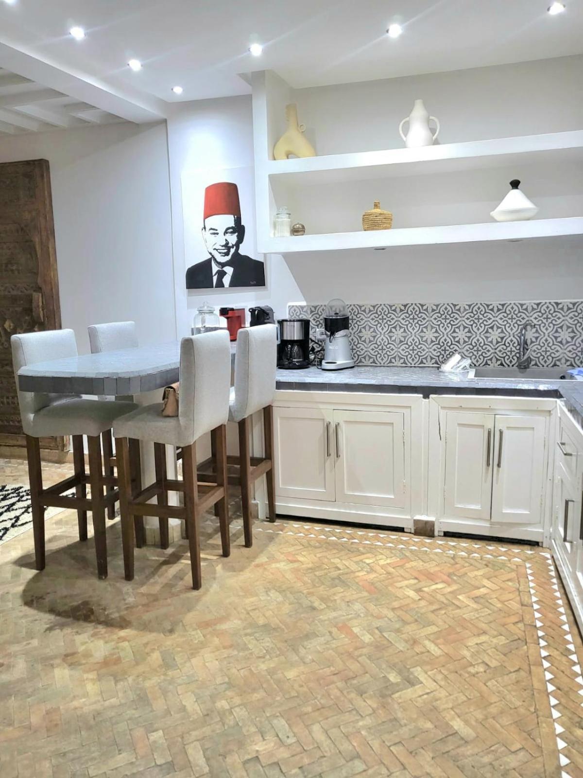 Riad Melilo Avec Piscine Chauffee Marrakesh Eksteriør billede