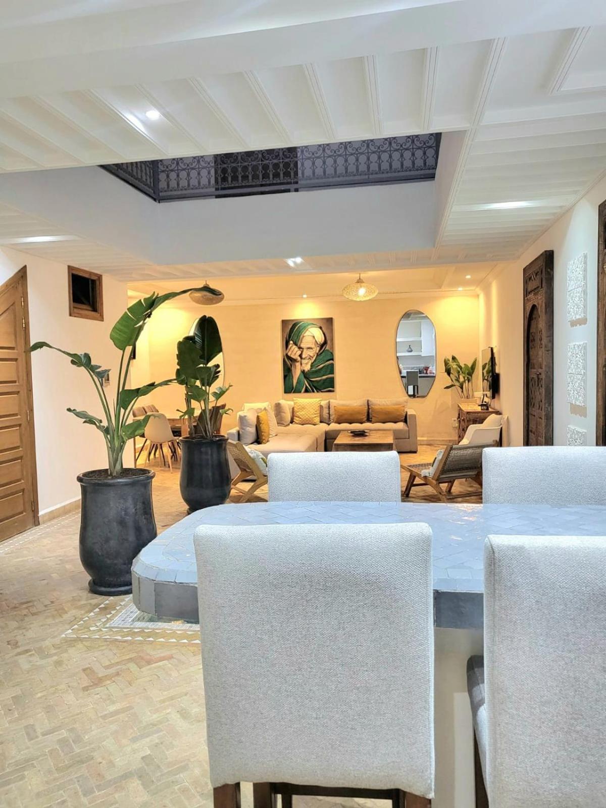 Riad Melilo Avec Piscine Chauffee Marrakesh Eksteriør billede